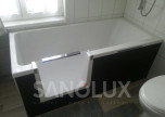 Dobla Badewanne mit Tuer und Renodeco Verkleidung
