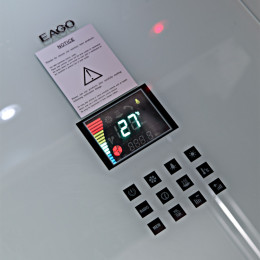 Bedienelement ohne vorstehende Knoepfe