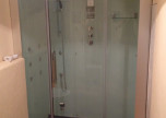 Dampfdusche F8-Serie Nischeneinbau 123x95cm