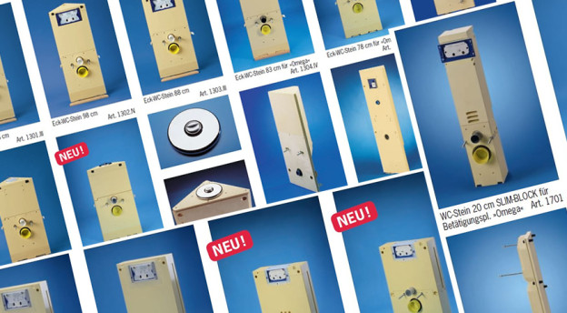 WC- und Sanitärbausteine