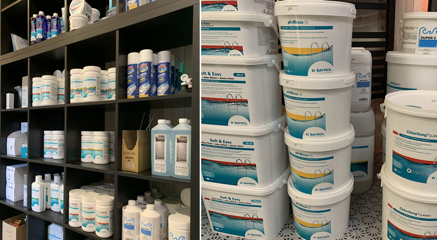 Schwimmbad-Chemie